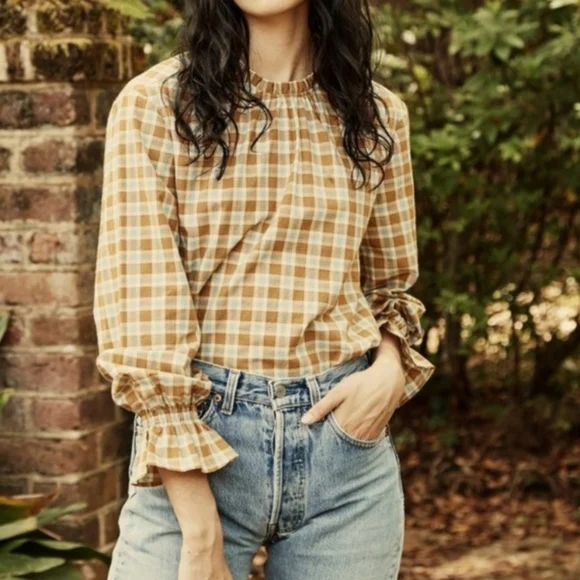 Doen Acacia Plaid Top - Picture 14 of 15